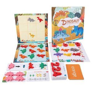 Rainbow Dinosaur Mathematical Thinking‎ Educational Logic Game NWT